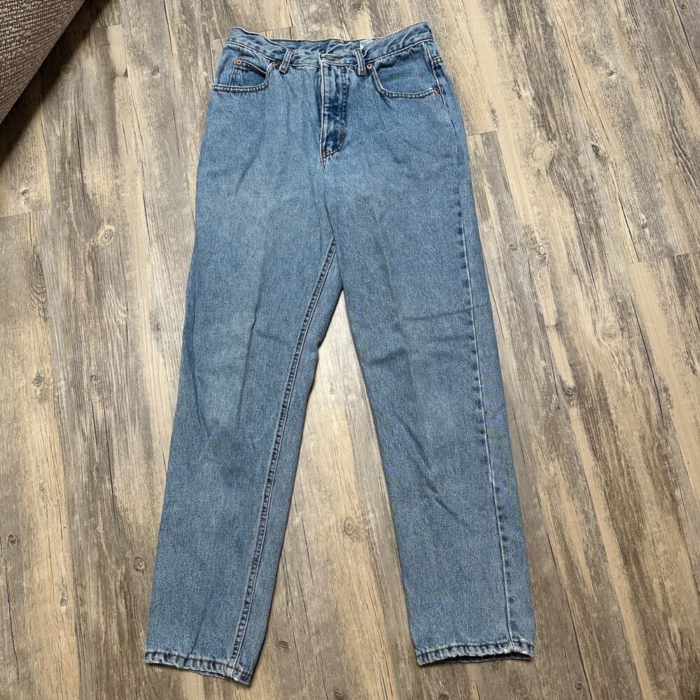 Vintage 90s Calvin Klein High Waisted Jeans Straight Leg Denim Mom Jeans 12